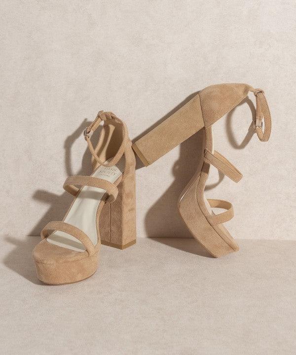 Raelynn Suede Platform Heels