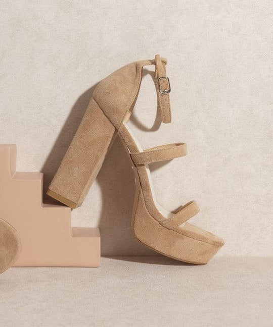 Raelynn Suede Platform Heels - Klazzi Fashion Boutique