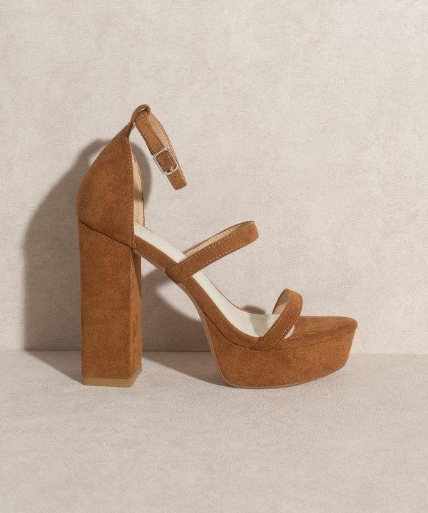 Raelynn Suede Platform Heels - Klazzi Fashion Boutique