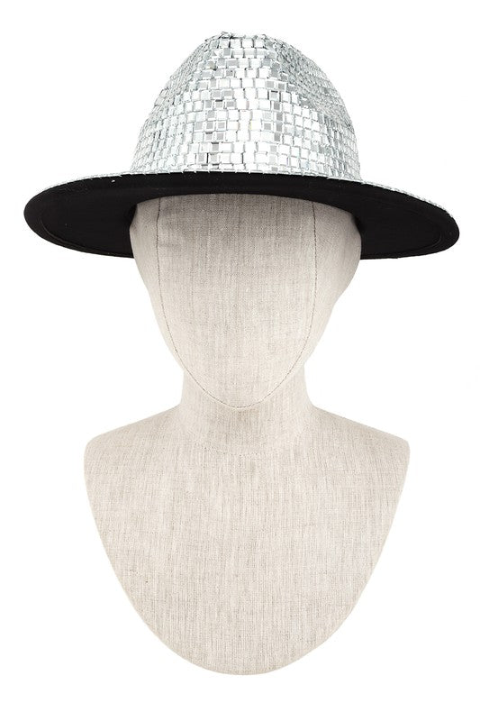 Rhinestone Sparkly Fedora Hat - Klazzi Fashion Boutique