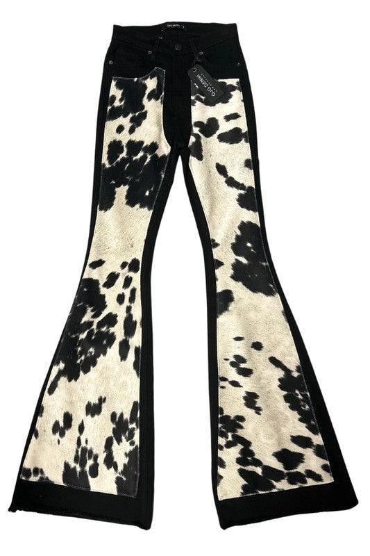 Rodeo Bell Bottom Jean in Black - Klazzi Fashion Boutique