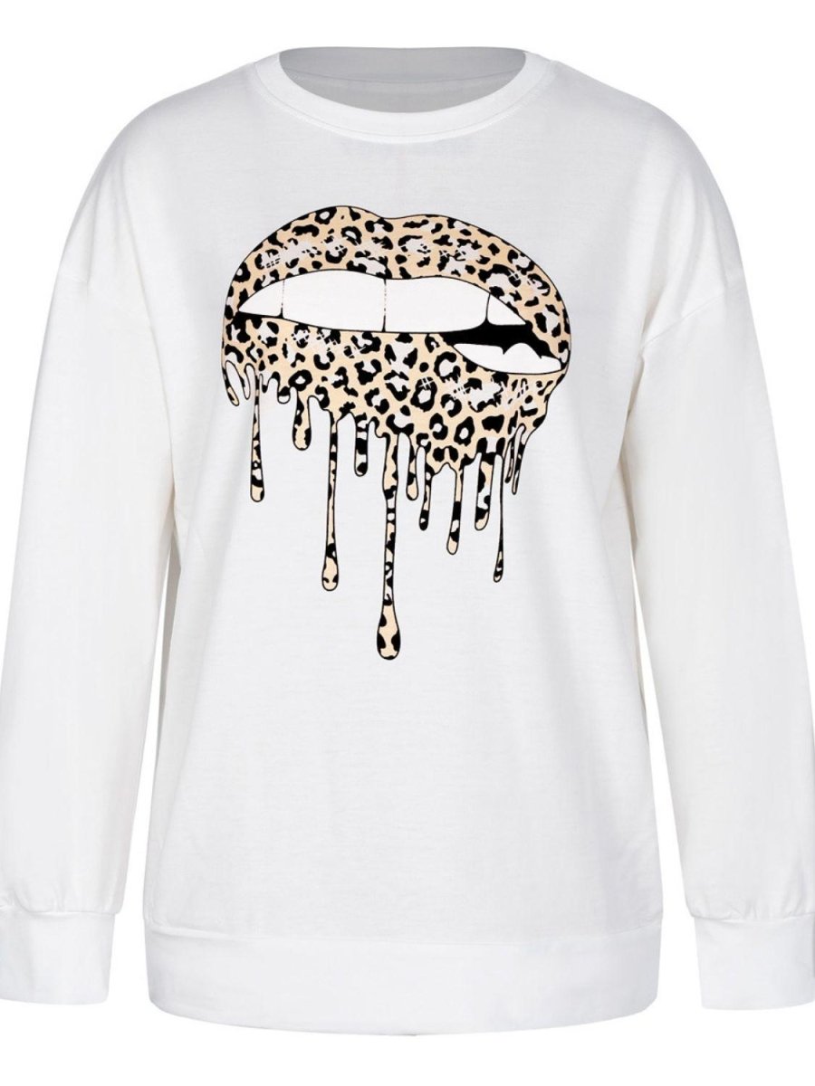 "Sassy Faces" Graphic Sweatshirt - Klazzi Fashion Boutique