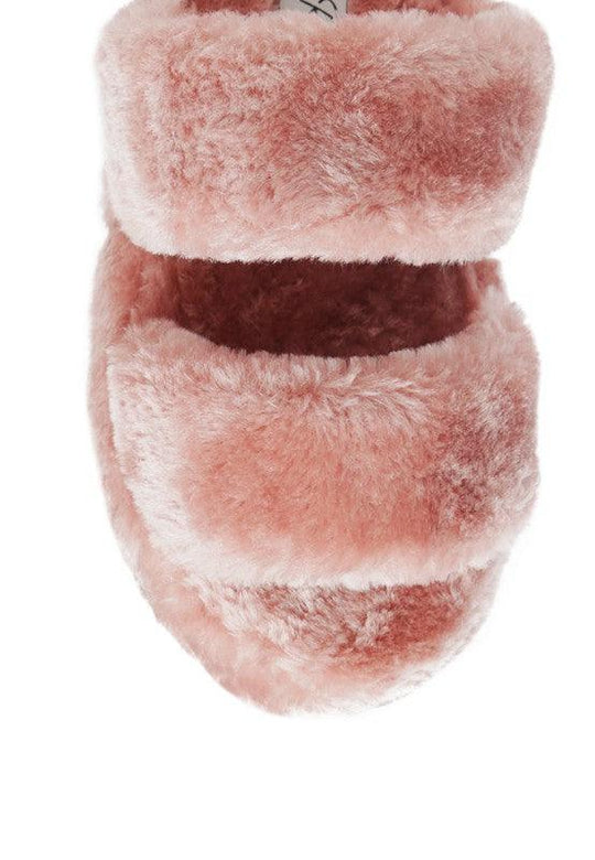 SMOOTHIE FUR SLIP-ON FLATS - Klazzi Fashion Boutique