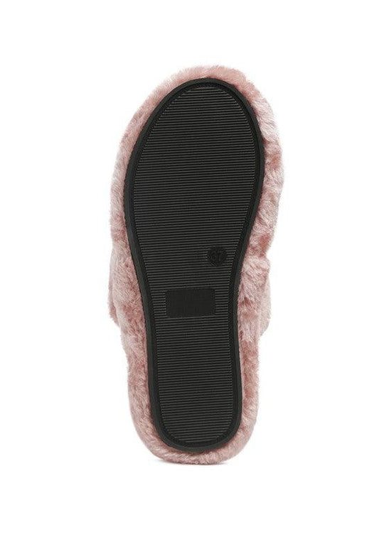 SMOOTHIE FUR SLIP-ON FLATS - Klazzi Fashion Boutique