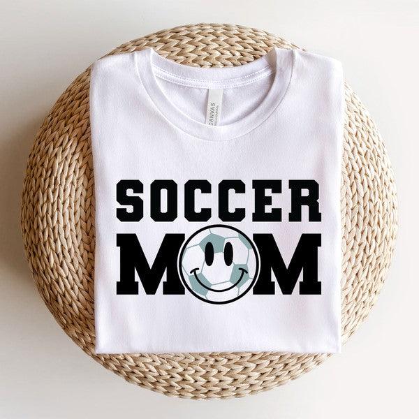 Soccer Mom Smiley Face Graphic Tee