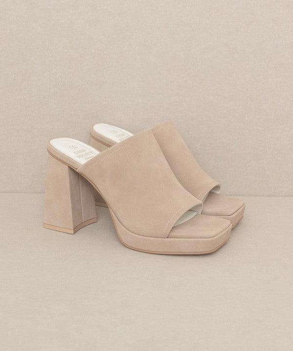  Viviann Platform Slip On Heels