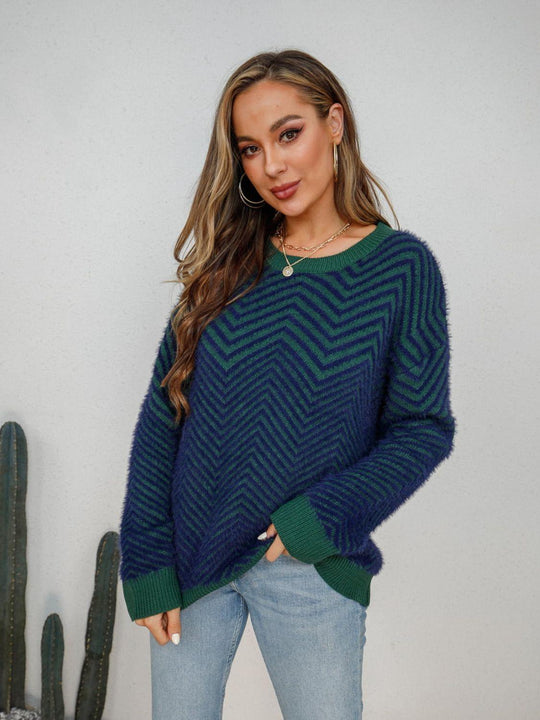 Amanda Long Sleeve Sweater - Klazzi Fashion Boutique