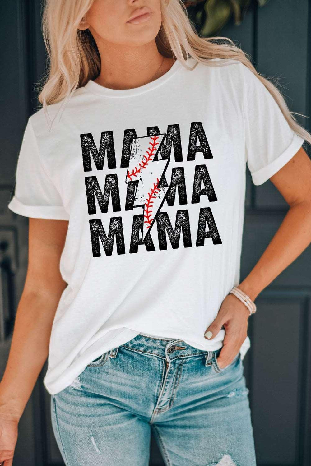 Baseball Mama Graphic Tee