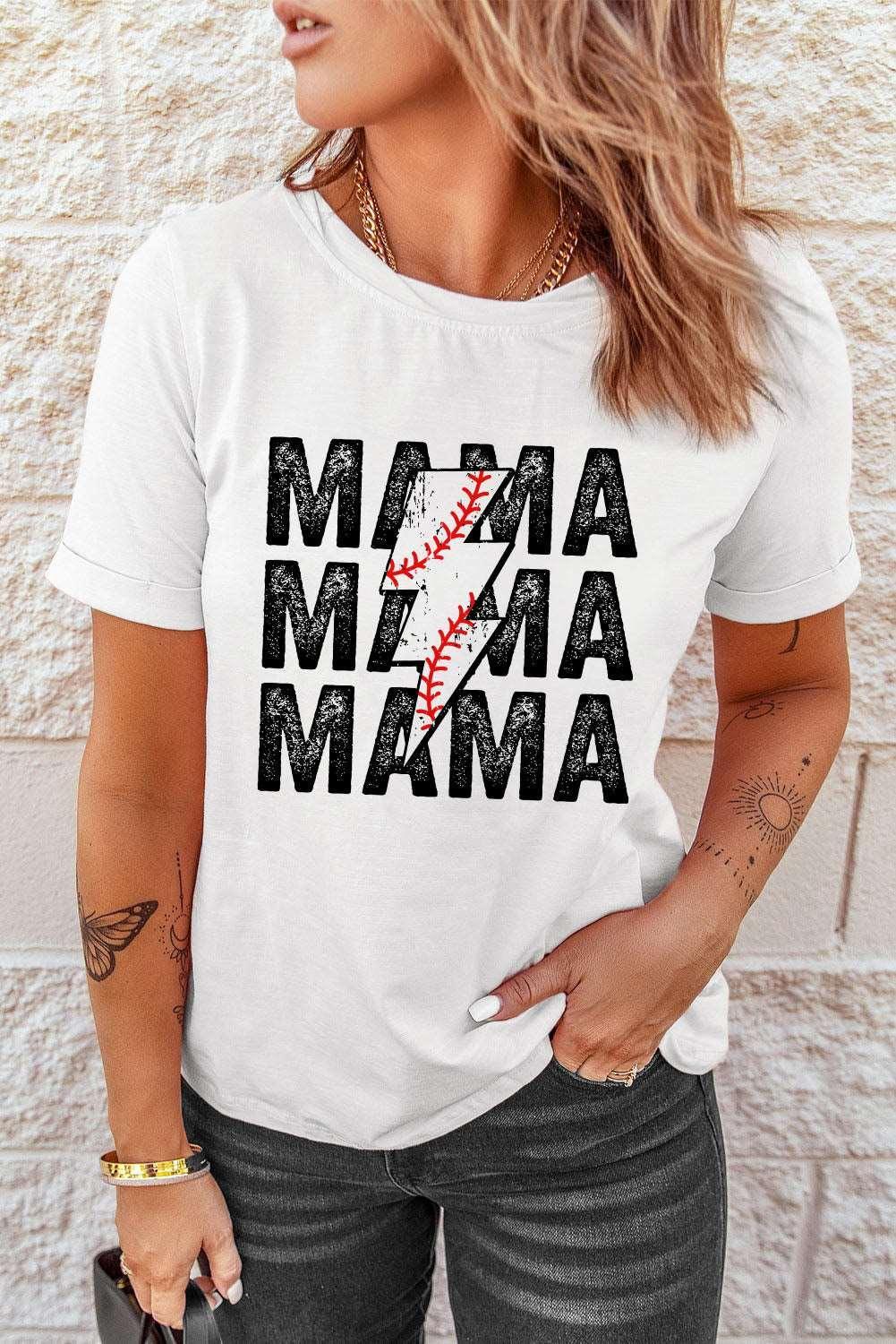 Baseball Mama Graphic Tee