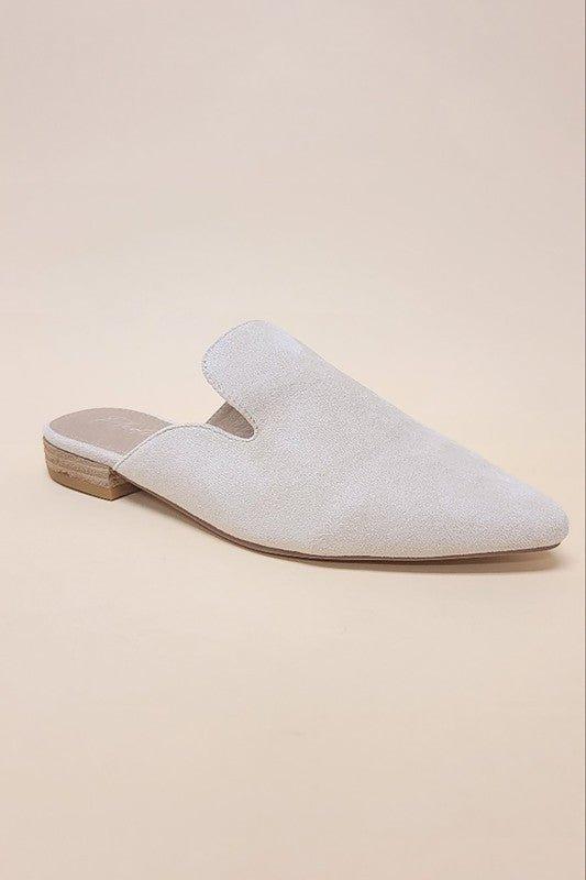 Brittany Mule Flats Slip On - Klazzi Fashion Boutique