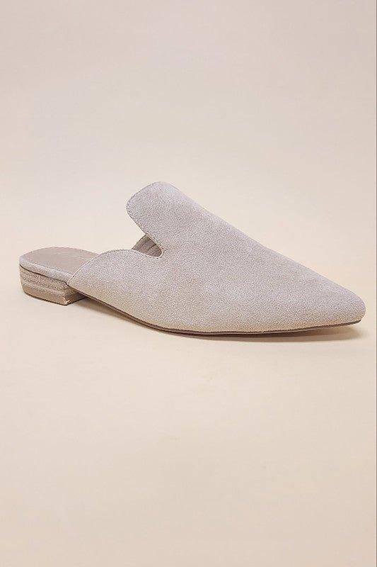 Brittany Mule Flats Slip On - Klazzi Fashion Boutique