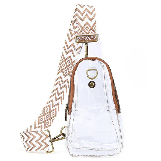 Chic Women's Clear Sling Backpack - Klazzi Fashion Boutique