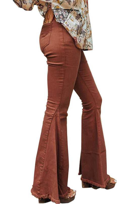 Coco High Waist Flare Jeans - Klazzi Fashion Boutique