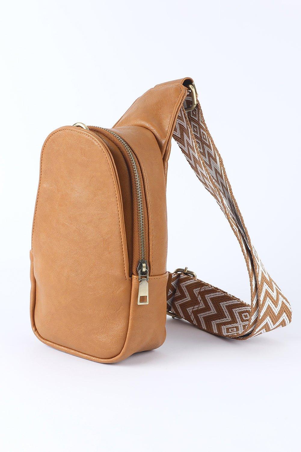 Crossbody Leather Bag - Klazzi Fashion Boutique