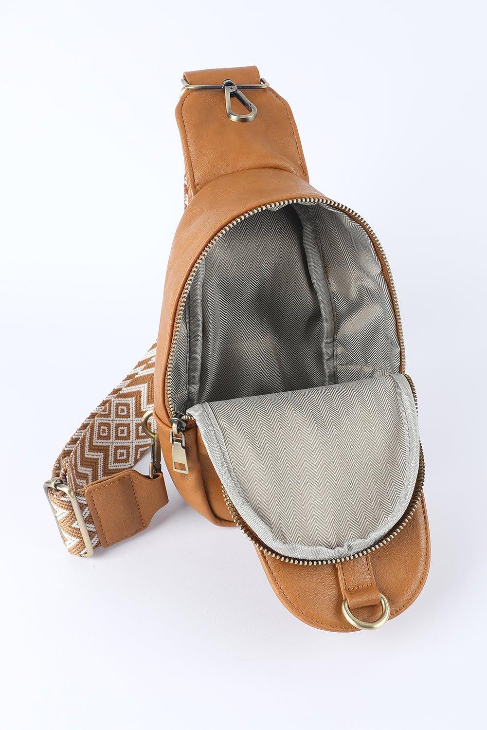 Crossbody Leather Bag - Klazzi Fashion Boutique