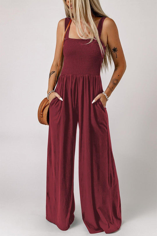 Dare To Wear Wide Leg Jumpsuit - Klazzi Fashion Boutique