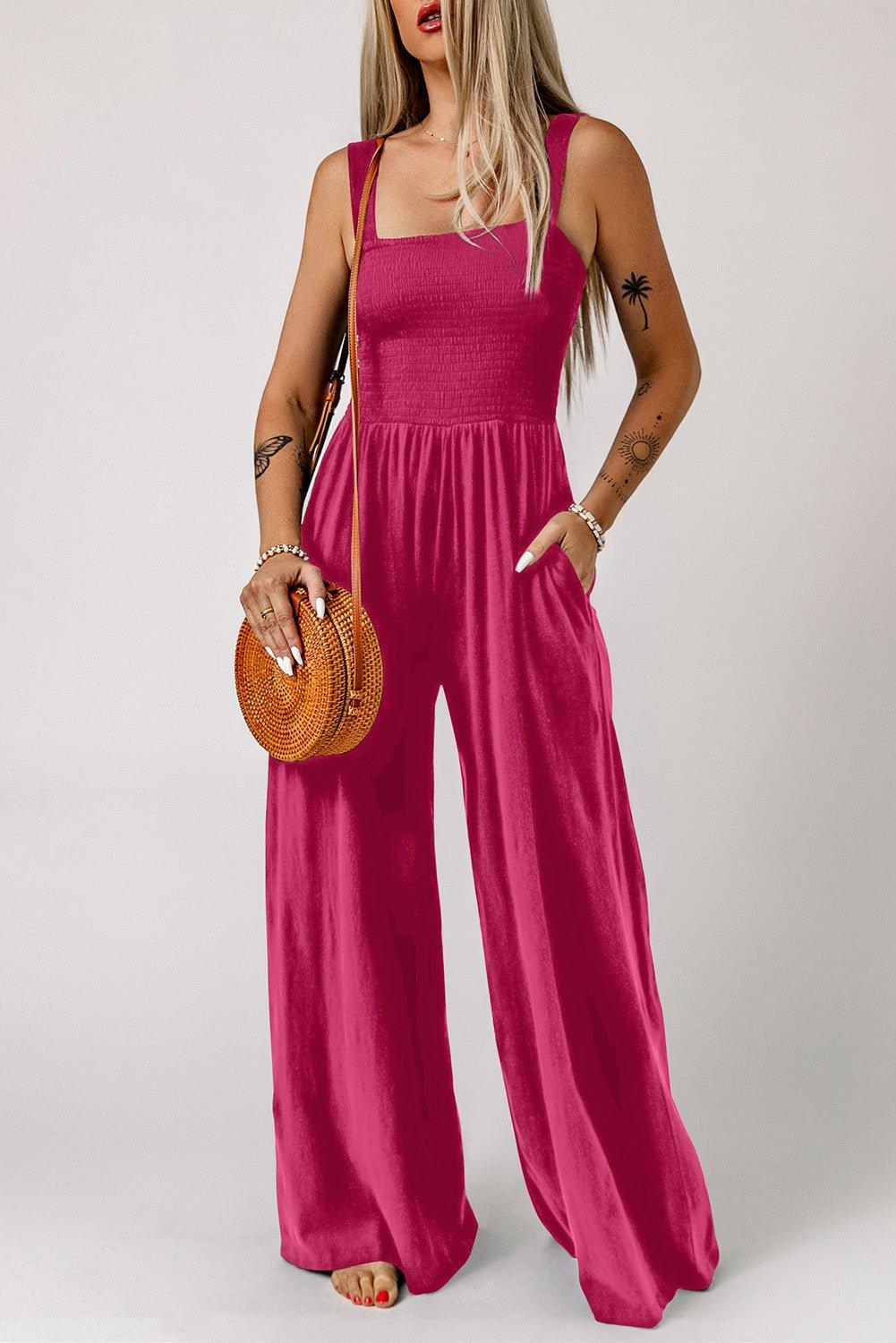 Dare To Wear Wide Leg Jumpsuit - Klazzi Fashion Boutique