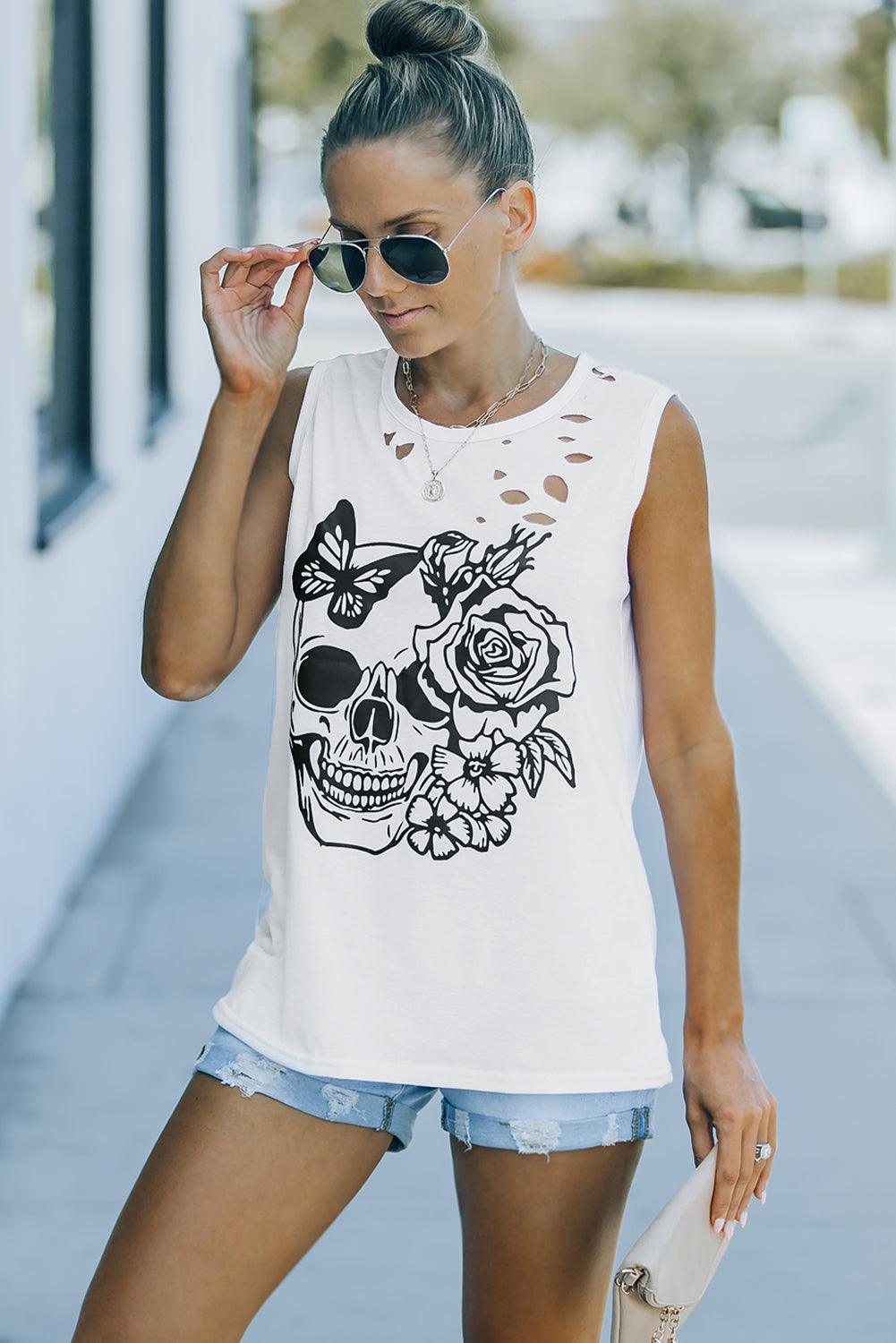 Distressed Tank Tops - Klazzi Fashion Boutique