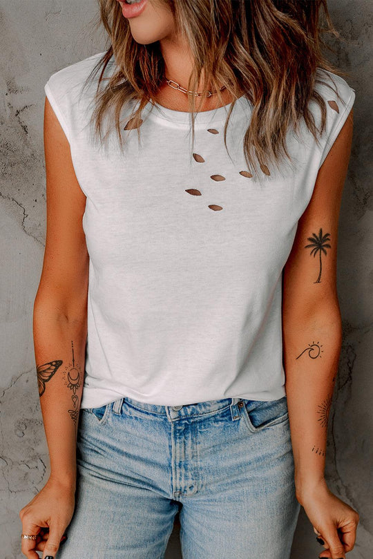 Distressed Tank Tops - Klazzi Fashion Boutique