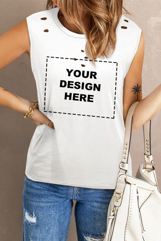 Distressed Tank Tops - Klazzi Fashion Boutique