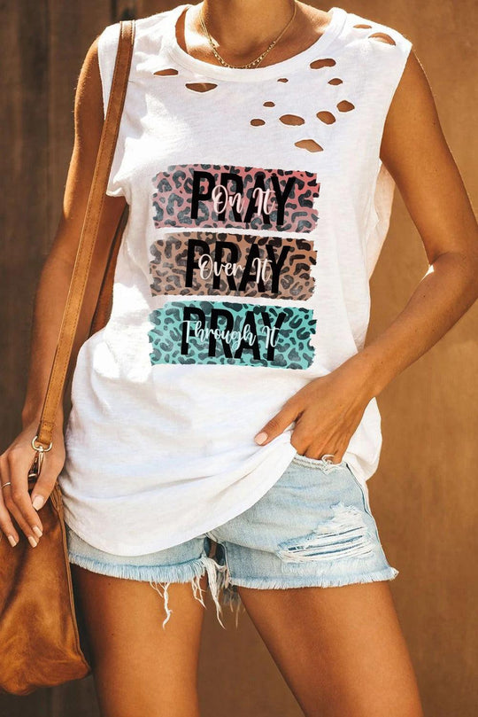 Distressed Tank Tops - Klazzi Fashion Boutique