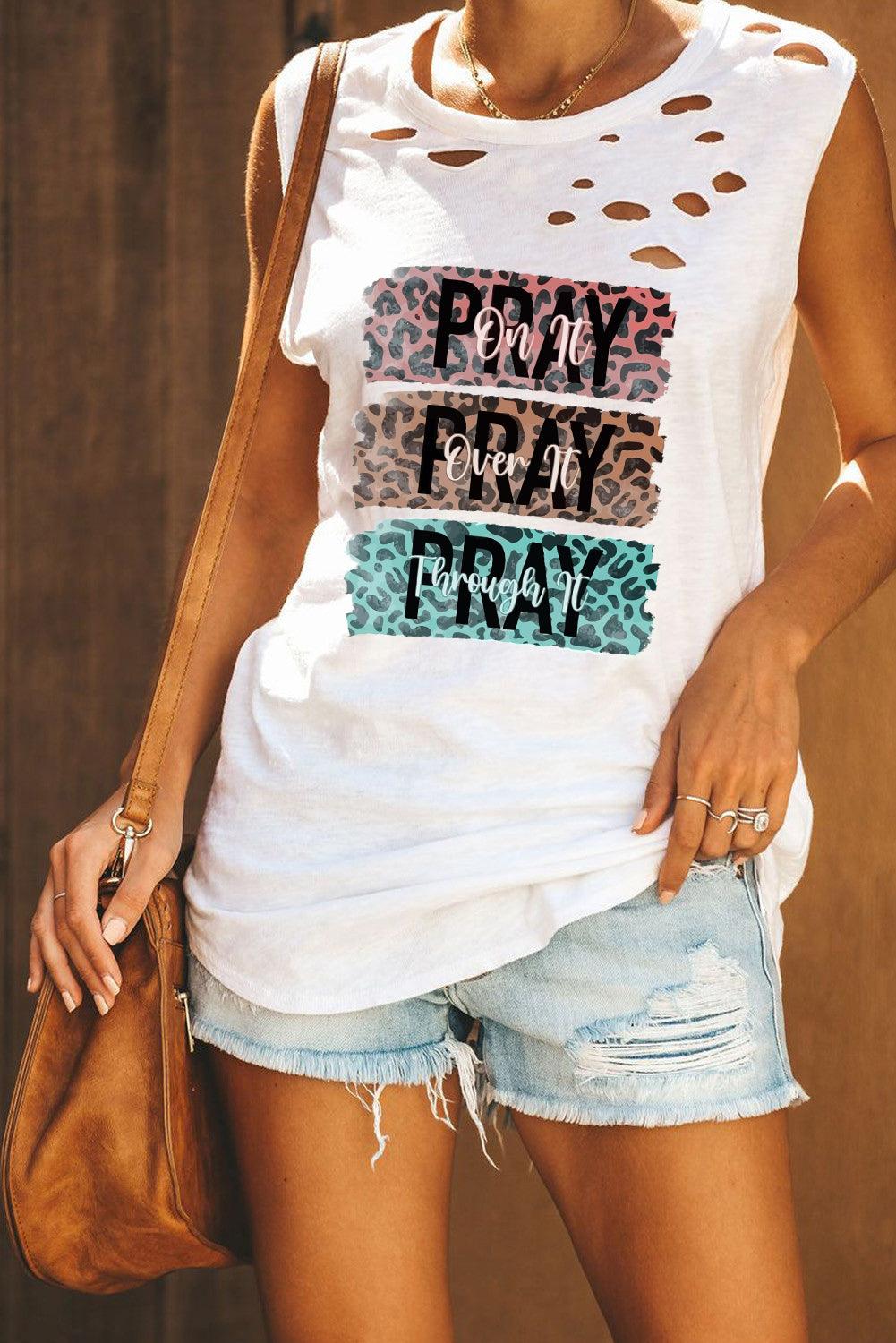 Distressed Tank Tops - Klazzi Fashion Boutique