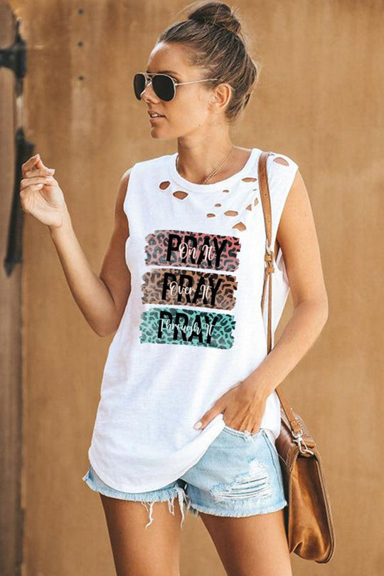 Distressed Tank Tops - Klazzi Fashion Boutique