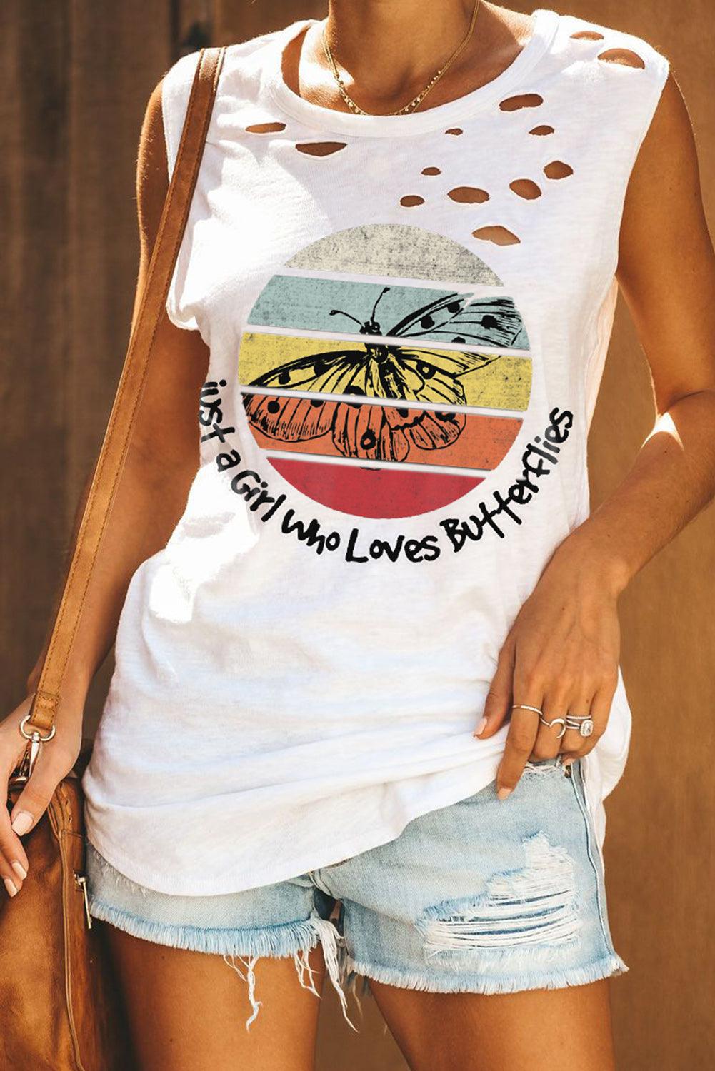 Distressed Tank Tops - Klazzi Fashion Boutique