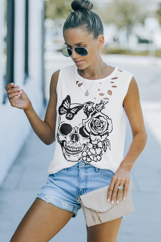 Distressed Tank Tops - Klazzi Fashion Boutique