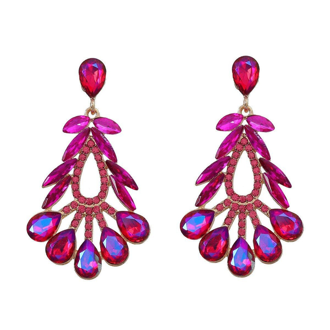 Elegant Floral Geometric Women Earrings - Klazzi Fashion Boutique