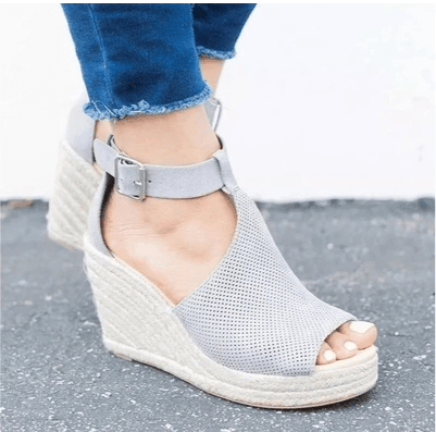 Espadrille Wedge Sandals - Klazzi Fashion Boutique