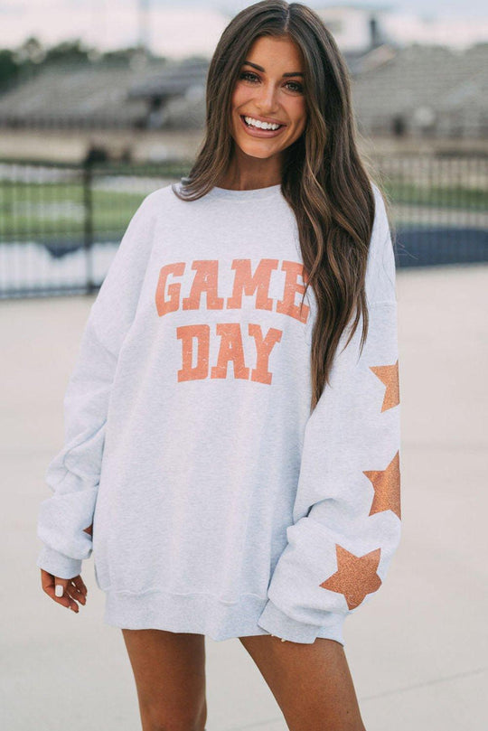 Game Day Graphic Sweatshirt - Klazzi Fashion Boutique