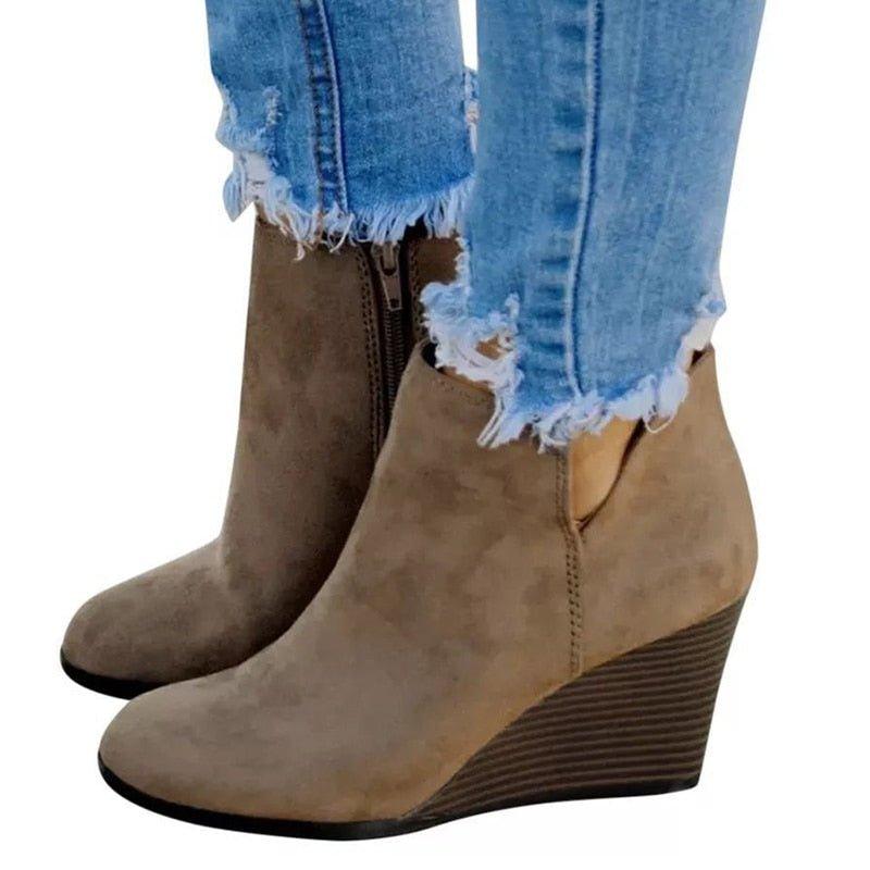 Haven Ankle Booties - Klazzi Fashion Boutique