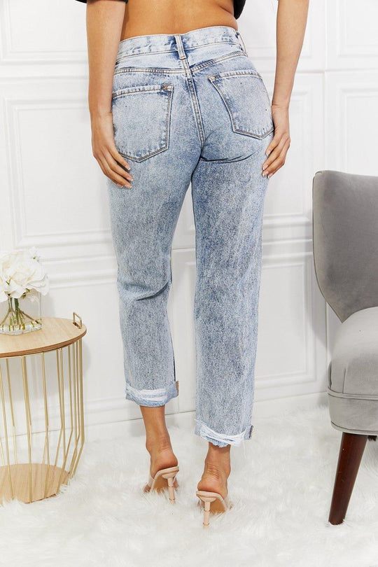 Kancan Kendra High Rise Distressed Jeans - Klazzi Fashion Boutique