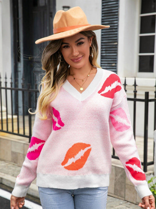 Kiss Me All Over Sweater - Klazzi Fashion Boutique