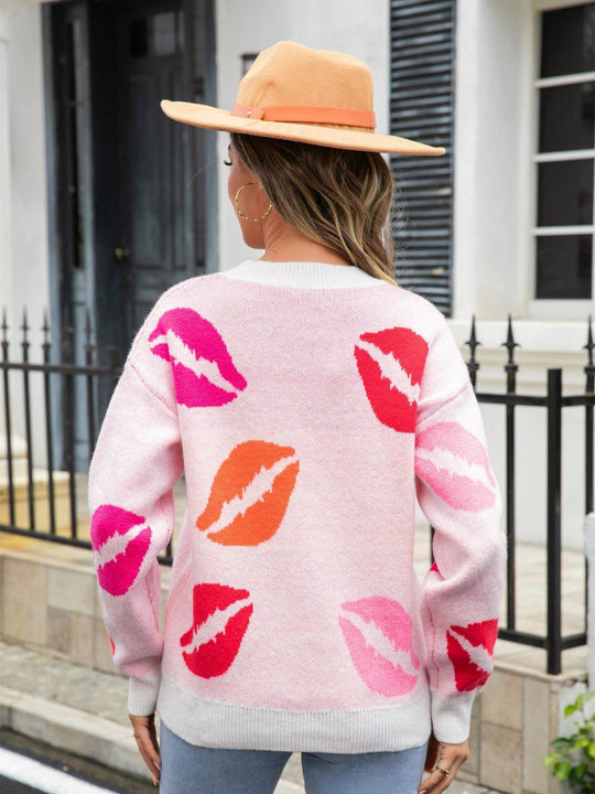 Kiss Me All Over Sweater - Klazzi Fashion Boutique