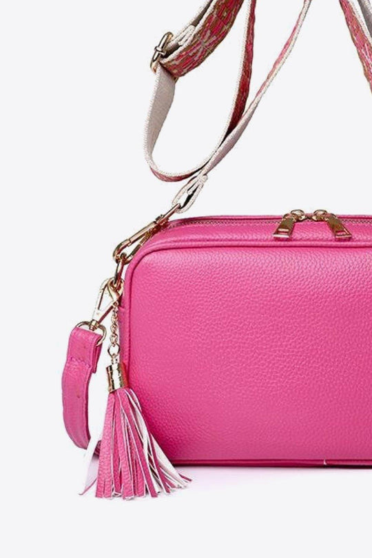 Satchel Leather Crossbody Bag - Klazzi Fashion Boutique