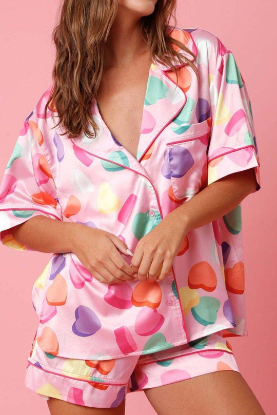 Satin Valentine Pajama Sets - Klazzi Fashion Boutique