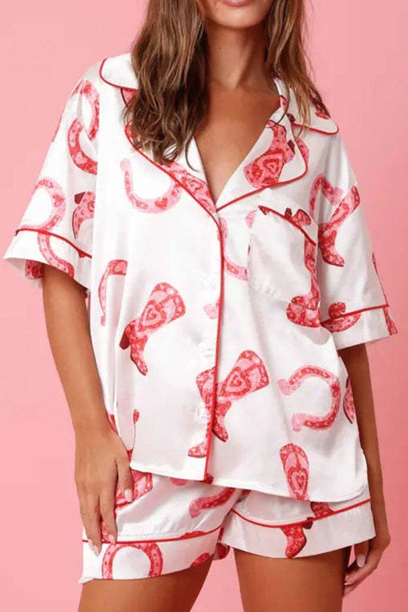 Satin Valentine Pajama Sets - Klazzi Fashion Boutique