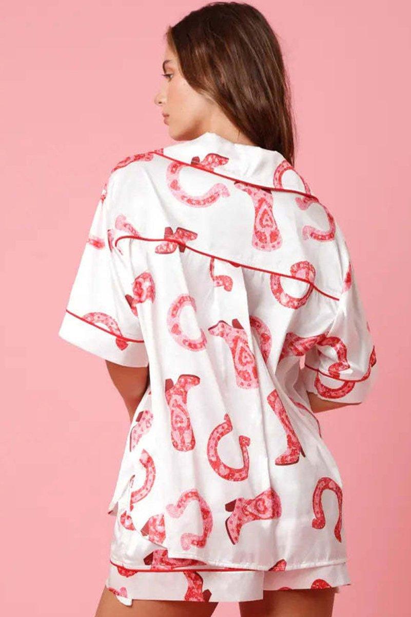 Satin Valentine Pajama Sets - Klazzi Fashion Boutique