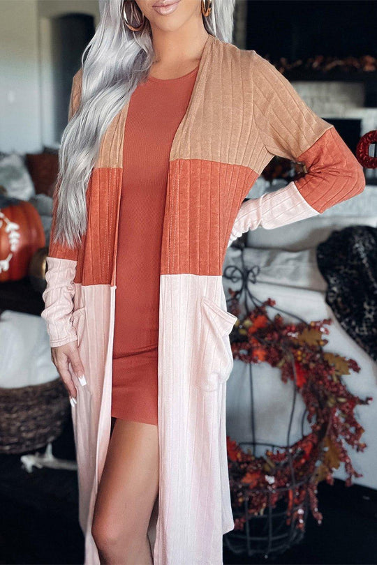 Shades Of Fall Long Sleeve Cardigan - Klazzi Fashion Boutique