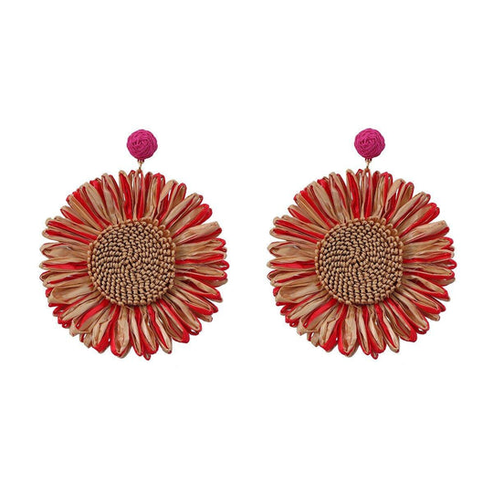 Simple Sunflower Dangle Earrings - Klazzi Fashion Boutique