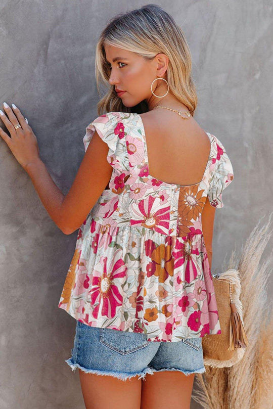 Summer Breeze Ruffled Tiered Dress - Klazzi Fashion Boutique