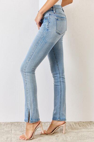 Tisha Kancan Mid Rise Bootcut Jeans - Klazzi Fashion Boutique