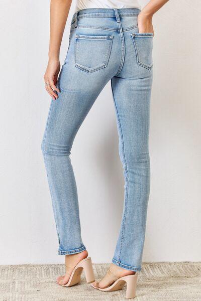 Tisha Kancan Mid Rise Bootcut Jeans - Klazzi Fashion Boutique