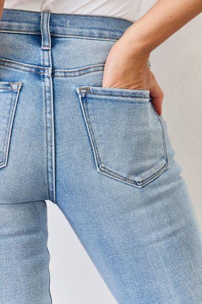 Tisha Kancan Mid Rise Bootcut Jeans - Klazzi Fashion Boutique