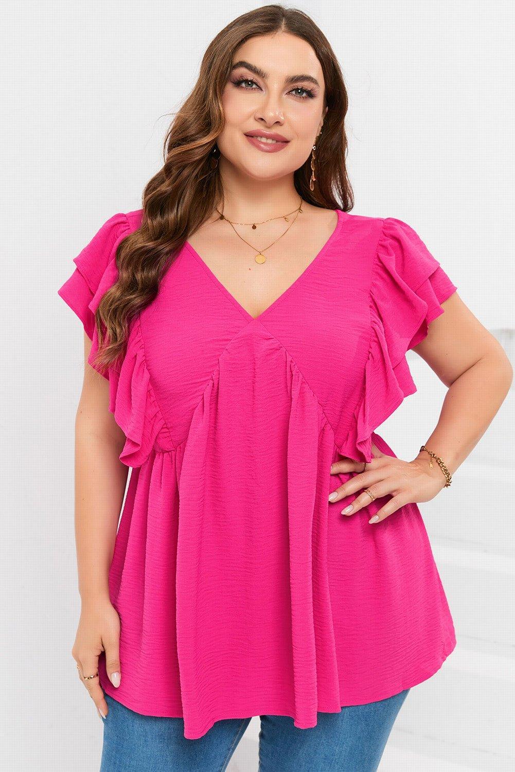 Wendy Plus Size Tunic Top - Klazzi Fashion Boutique