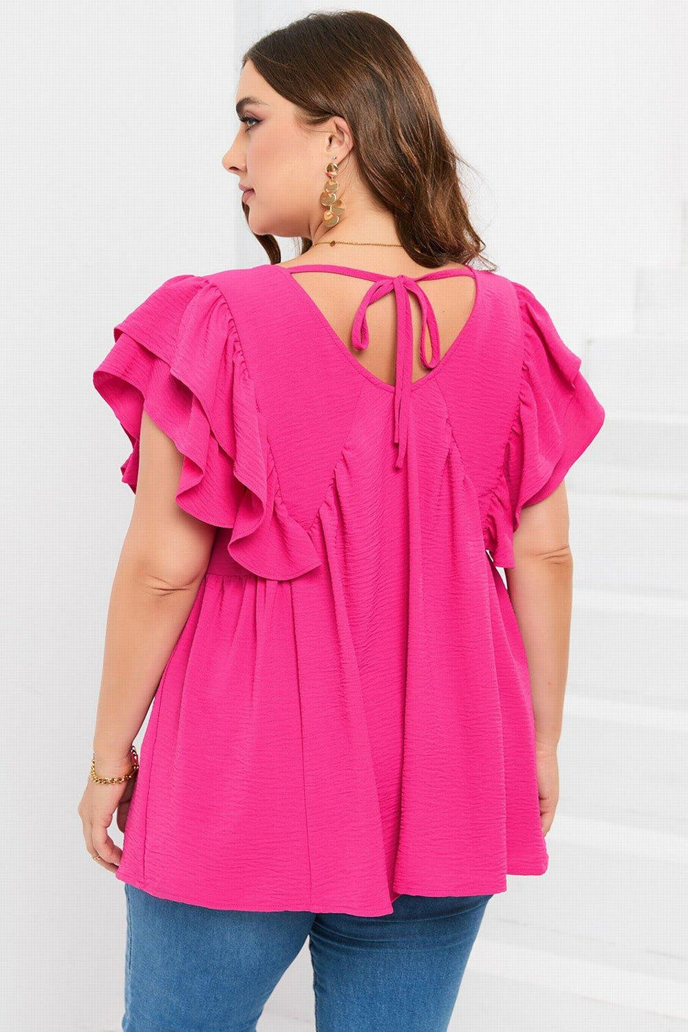 Wendy Plus Size Tunic Top - Klazzi Fashion Boutique