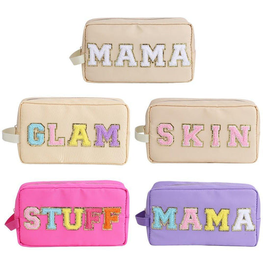 Women Nylon Cosmetic Travel Bags - Klazzi Fashion Boutique