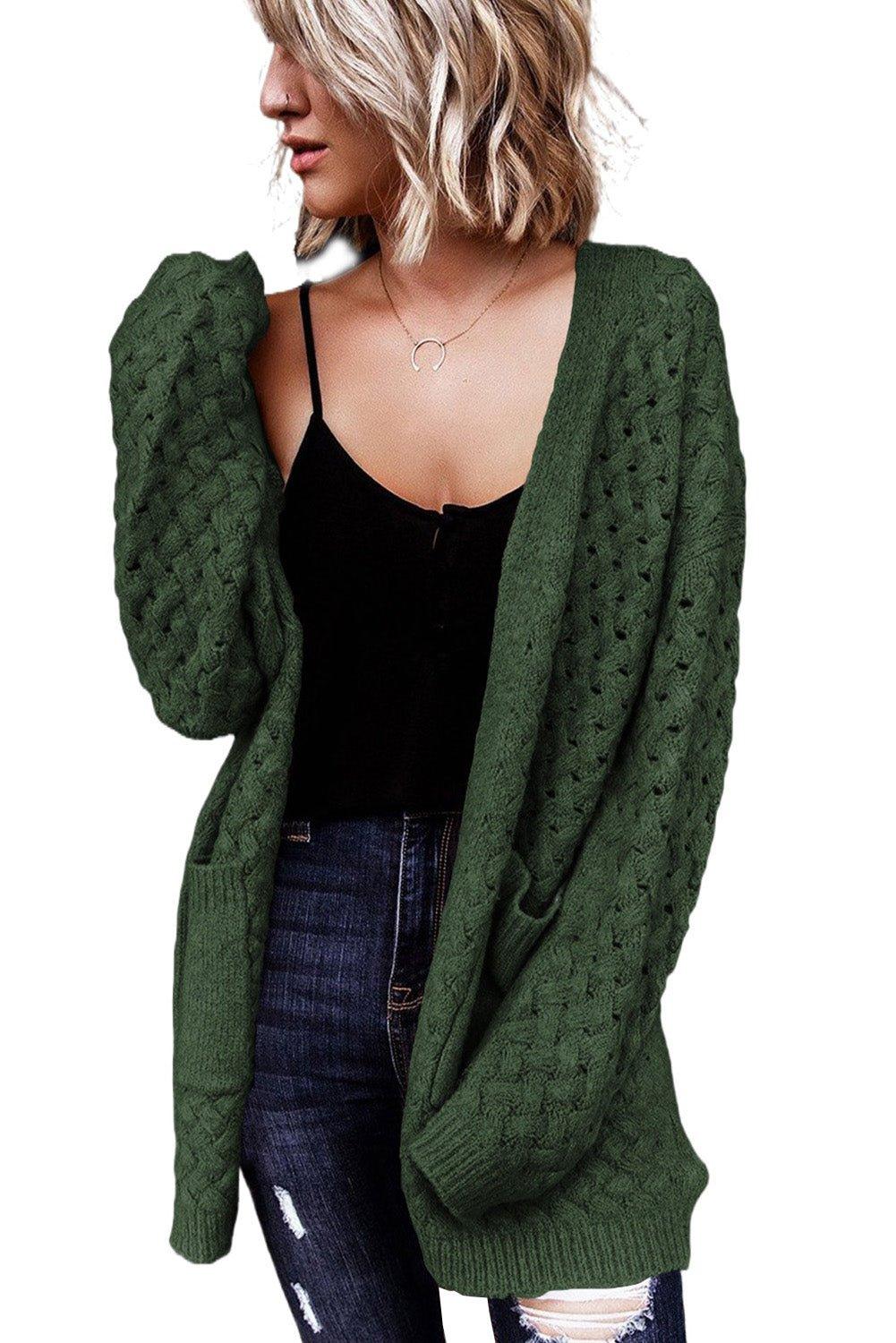 Woven Knitted Cardigan - Klazzi Fashion Boutique